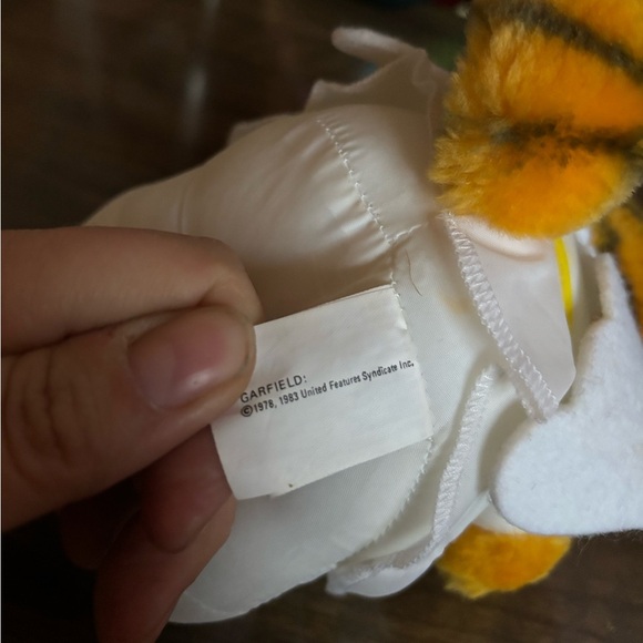 Vintage 1978 McDonald Garfield Angels Christmas Stuffed Animal - Picture 4 of 4